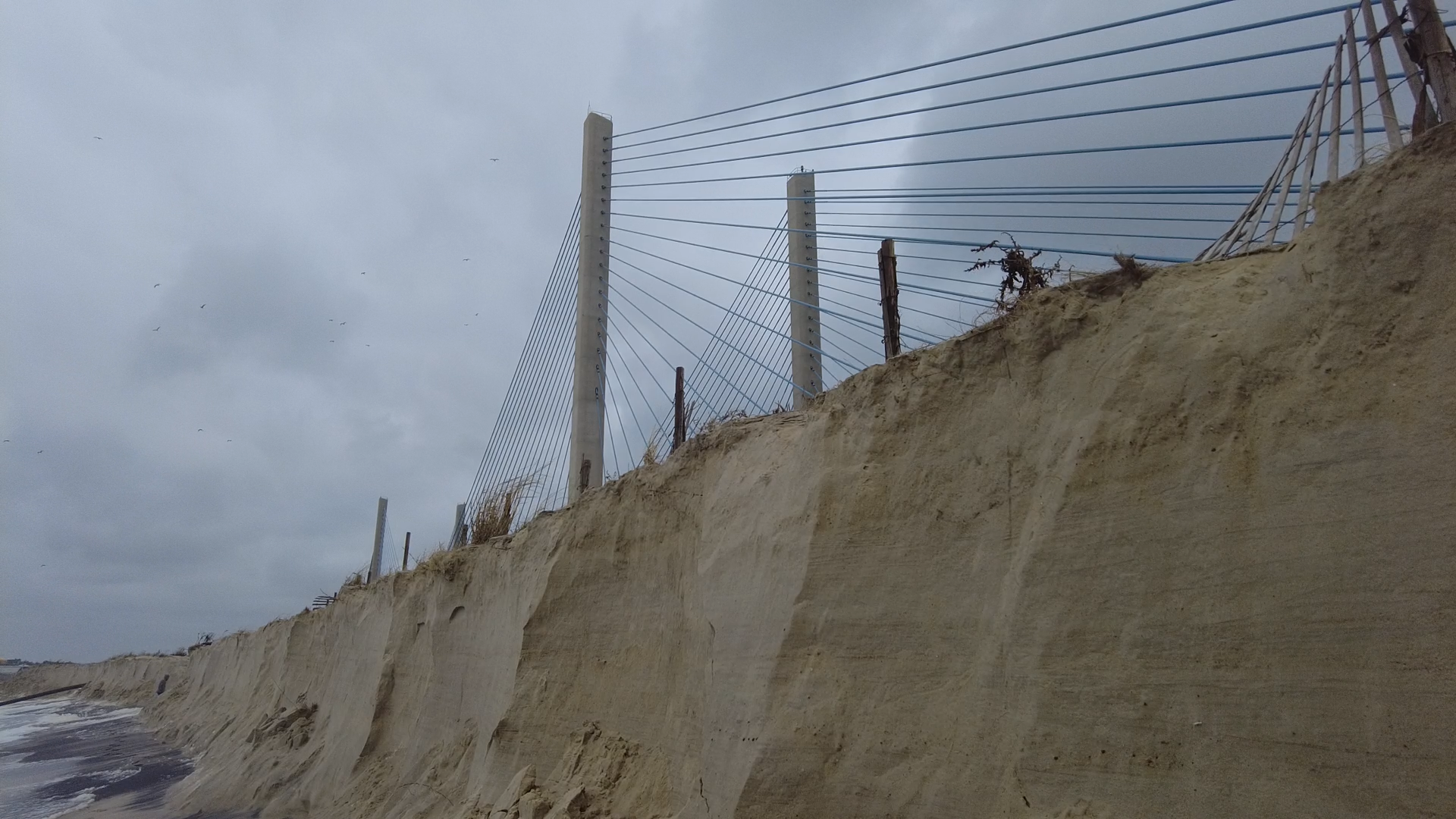 Beach erosion becoming a problem along the coast